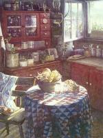 水粉大师Steve Hanks 296-Ship Schultz Kitchen